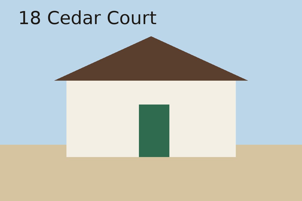 18 Cedar Court front